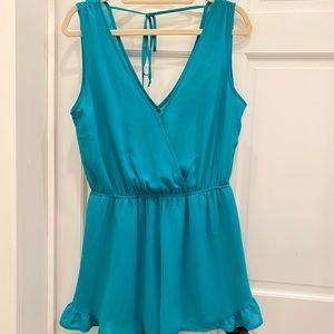 NWT ASTR the Label Surplice Romper